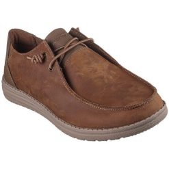 Adidasy Skechers Melson - Ramilo, Mężczyźni. Brązowe buty trekkingowe Skechers, bez wzorów, ze skóry ekologicznej, bez zapięcia. Za 590.00 zł.