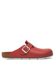 Birkenstock Klapki Boston Pro Le 1026230 Czerwony. Czerwone klapki Birkenstock, ze skóry. Za 599.99 zł.