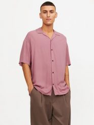 Jack&Jones Koszula Jeff 12248386 Różowy Relaxed Fit. Czerwone koszule Jack&Jones, l, bez wzorów, z wiskozy, bez kołnierzyka, bez ramiączek. Za 89.99 zł.