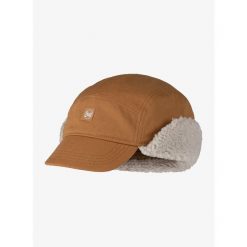 Czapka zimowa unisex Buff Fall Line Cap. Brązowe czapki z daszkiem Buff, na zimę, bez wzorów. Za 146.99 zł.