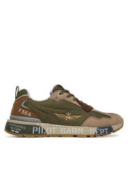 Aeronautica Militare Sneakersy 261SC0276UCT04327 Zielony. Zielone buty sportowe casual Aeronautica Militare, bez wzorów, z materiału, bez zapięcia. Za 529.99 zł.