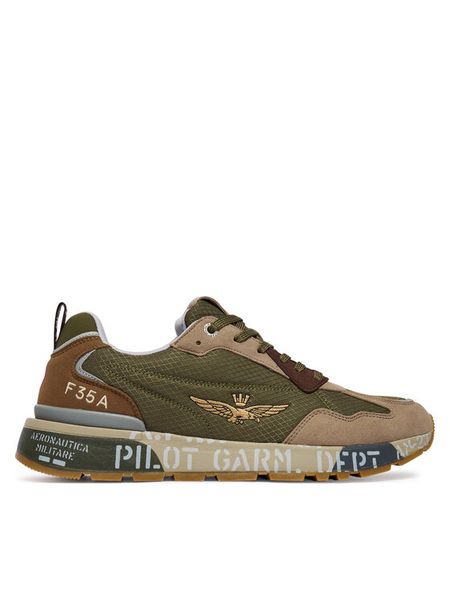 Aeronautica Militare Sneakersy 261SC0276UCT04327 Zielony. Zielone buty sportowe casual Aeronautica Militare, bez wzorów, z materiału, bez zapięcia. Za 529.99 zł.
