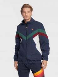BLUZA MĘSKA BEZ KAPTURA ELLESSE ROZPINANA NONNO TRACK TOP NAVY KOLOR NIEBIESKI. Niebieskie bluzy z kapturem Ellesse, l, bez wzorów, z materiału, bez kaptura. Za 199.00 zł.