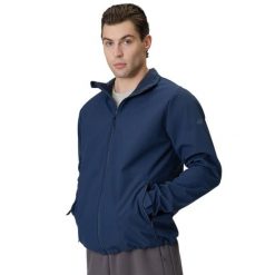 Kurtka męska softshell 4F NeoDry 5000/3000. Niebieskie kurtki 4F, m, bez wzorów, z softshellu, bez kaptura. Za 151.99 zł.