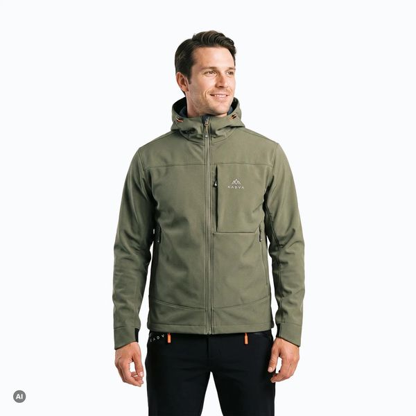 Kurtka przeciwdeszczowa męska KADVA Woodsy WP. Zielone kurtki KADVA, na jesień, m, bez wzorów, z elastanu, bez kaptura. Za 249.99 zł.