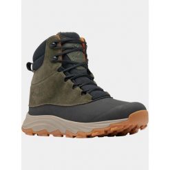 Moonboots Męskie Columbia Expeditionist Shield. Szare buty trekkingowe Columbia, bez wzorów, bez zapięcia. Za 419.99 zł.