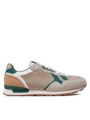 Pepe Jeans Sneakersy Brit Retro M PMS40004 Écru. Buty sportowe casual Pepe Jeans, bez wzorów, z jeansu, bez zapięcia. Za 249.99 zł.