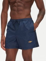 Aeronautica Militare Szorty kąpielowe 251BW225CT3539 Granatowy Regular Fit. Niebieskie kąpielówki Aeronautica Militare, m, bez wzorów, z syntetyku. Za 359.99 zł.