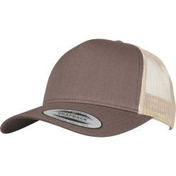 Czapka Flexfit 5-panel retro 2-tone. Brązowe czapki z daszkiem FLEXFIT, bez wzorów. Za 87.50 zł.