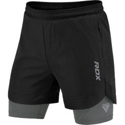 Spodenki treningowe RDX T16. Czarne krótkie spodenki sportowe RDX, m, bez wzorów. Za 139.99 zł.