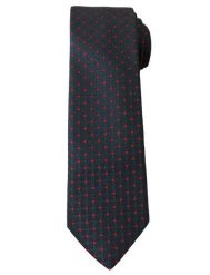 Stylowy Krawat Męski w Drobne Kwadraciki - 6 cm - Angelo di Monti, Granatowy. Niebieskie krawaty i muchy Angelo di Monti, bez wzorów. Za 45.00 zł.