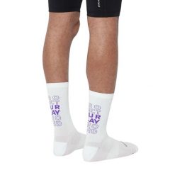Skarpetki Circle Sportswear Speedy High 2. Brązowe skarpety CIRCLE SPORTSWEAR, bez wzorów, z poliamidu. Za 143.50 zł.