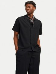 Jack&Jones Koszula Luke 12255781 Czarny Relaxed Fit. Czarne koszule Jack&Jones, l, bez wzorów, z bawełny, bez kołnierzyka, bez ramiączek. Za 99.99 zł.