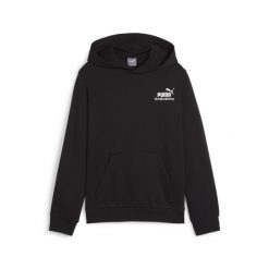 Młodzieżowa bluza z kapturem ESS+ MID 90s PUMA Black. Czarna bluzy z kapturem Puma, m, bez wzorów, z dzianiny, z kapturem. Za 152.99 zł.