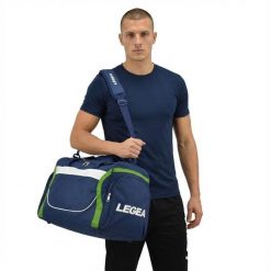 Torba sportowa MODENA NEW. Niebieskie torby na ramię Legea, bez wzorów, na ramię, bez dodatków. Za 67.90 zł.