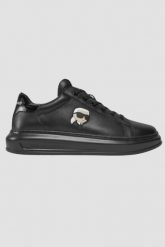 KARL LAGERFELD Czarne sneakersy Kapri Mens Nft Lo Lace, Rozmiar 44. Czarne buty sportowe casual KARL LAGERFELD, bez wzorów, bez zapięcia. W wyprzedaży za 549.99 zł.
