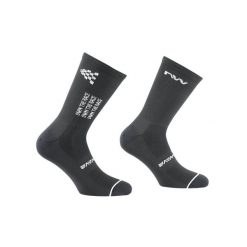 Skarpety rowerowe NORTHWAVE Own The Race Sock czarny. Czarne skarpety Northwave, bez wzorów. Za 65.00 zł.