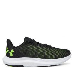 Buty do biegania Under Armour. Czarne buty do biegania Under Armour, bez wzorów, bez zapięcia, do biegania. Za 179.99 zł.
