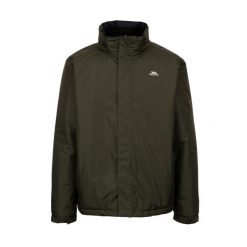 Męska Ocieplana Kurtka Farmcott TP75. Zielone kurtki Trespass, m, bez wzorów, z puchu, bez kaptura. Za 249.99 zł.