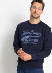 Bluza (2 szt.). Niebieskie bluzy bonprix, l, bez wzorów, bez kaptura. Za 169.99 zł.