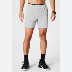 Krótki podwójny Fabletics The Fundamental II 5". Szare szorty FABLETICS, bez wzorów, sportowe. Za 283.85 zł.