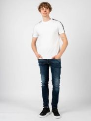 Les Hommes T-shirt | LF224100-0700-1009 | Round Neck | Mężczyzna | Biały. Białe t-shirty Les Hommes, m, bez wzorów, z bawełny, bez kołnierzyka, bez ramiączek. W wyprzedaży za 289.00 zł.