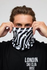 OOSC Komin - Hotel California Zebra Print. Białe szaliki OOSC, bez wzorów, z elastanu. Za 98.99 zł.