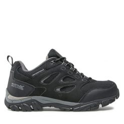 Trekkingi Regatta. Czarne buty trekkingowe Regatta, bez wzorów, bez zapięcia. Za 219.99 zł.