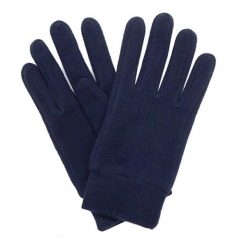 Granatowe, Polarowe Męskie Rękawiczki, Jesienno-Zimowe. Rękawiczki Pako Jeans, na zimę, bez wzorów, z polaru. Za 29.00 zł.