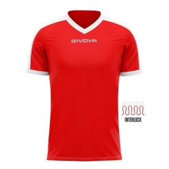 Koszulka piłkarska dla dorosłych Givova Revolution Interlock. Białe t-shirty sportowe Givova, bez wzorów, bez ramiączek, do biegania. Za 32.50 zł.