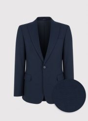 PAKO LORENTE – Granatowa marynarka garniturowa. Garnitury Pako Lorente, m, bez wzorów, z elastanu. Za 499.99 zł.