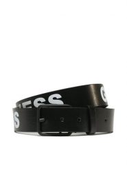 Guess Pasek Męski BM7785 P3435 Czarny. Czarne paski Guess, z aplikacjami, ze skóry. Za 139.99 zł.
