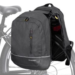Torba rowerowa na bagażnik Wozinsky wodoodporna 30 L czarny. Czarne torby na laptopa Wozinsky. Za 166.99 zł.