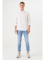 Garcia Dżinsy - Slim fit - w kolorze błękitnym rozmiar: W28. Niebieskie jeansy Garcia. Za 114.44 zł.