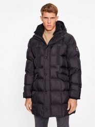 BOSS Kurtka zimowa Olomi 50498233 Czarny Regular Fit. Czarne kurtki Boss, na zimę, m, bez wzorów, z syntetyku, bez kaptura. Za 2,019.00 zł.