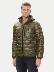 Blauer Kurtka puchowa 25WBLUC03074006355 Zielony Regular Fit. Zielone kurtki Blauer, l, bez wzorów, z puchu, bez kaptura. Za 1,789.00 zł.