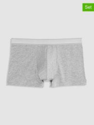 COTONELLA Bokserki (2 pary) w kolorze szarym i granatowym rozmiar: XXL. Niebieskie bokserki COTONELLA, xxl, bez wzorów. Za 30.85 zł.