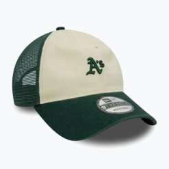Czapka z daszkiem New Era 9Twenty Trucker Oakland Athletics. Brązowe czapki z daszkiem New Era, bez wzorów. Za 119.99 zł.