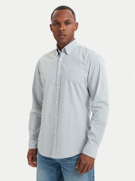 BOSS Koszula Rickert_M 50567711 Biały Regular Fit. Białe koszule Boss, l, bez wzorów, z bawełny, bez kołnierzyka, bez ramiączek. Za 449.99 zł.