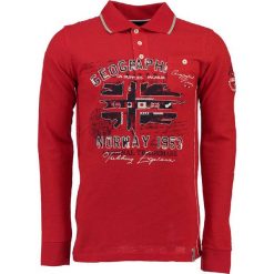Koszulka polo "Kolduc" w kolorze czerwonym. Koszulki polo marki Geographical Norway. W wyprzedaży za 130.95 zł.