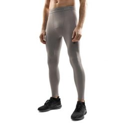 Męskie legginsy treningowe Fitness Siroko Tenaz. Szare bielizna termoaktywna SIROKO, l, bez wzorów, z materiału, na fitness i siłownię. Za 170.00 zł.