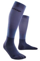 Skarpety kompresyjne męskie regeneracyjne CEP Infrared Recovery wysokie. Niebieskie odzież kompresyjna CEP, l, bez wzorów, z elastanu, do biegania. Za 189.00 zł.