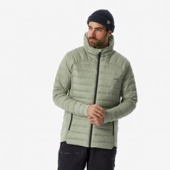 Kurtka narciarska męska Wedze FR 900 light. Zielone kurtki narciarskie i snowboardowe WED'ZE, l, bez wzorów, z materiału, narciarskie. Za 299.99 zł.