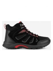 Hunter Buty trekkingowe "Mason MIid Hiker" w kolorze czarno-czerwono-szarym rozmiar: 40. Czarne buty trekkingowe Hunter, bez wzorów, z materiału, bez zapięcia. Za 180.06 zł.