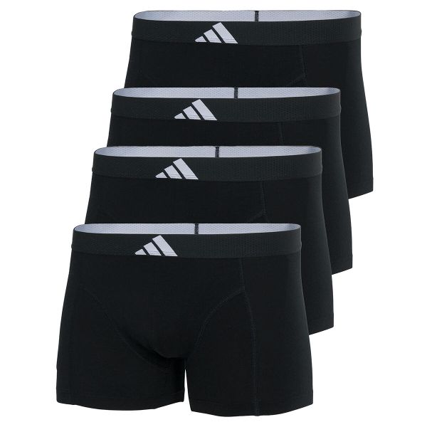 Bokserki Active Flex Cotton Body 4 pak. Czarne bokserki Adidas, m, bez wzorów, z bawełny. Za 259.00 zł.