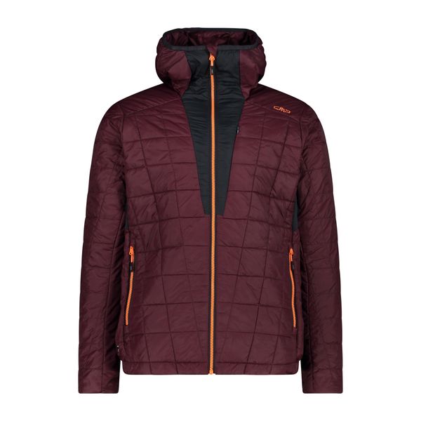 Kurtka z kapturem CMP Unlimitech. Brązowe kurtki CMP, bez wzorów, z puchu, z kapturem. W wyprzedaży za 528.65 zł.