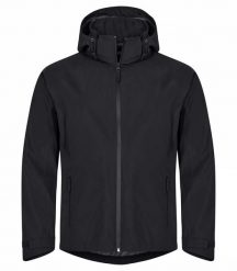 Clique Classic Shell Jacket – Wodoodporna kurtka shell z recyklingowanego. Czarne kurtki CLIQUE, l, bez wzorów, bez kaptura. Za 407.25 zł.