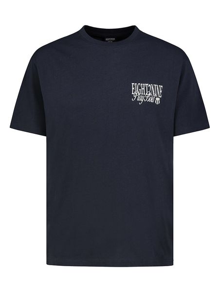 Eight2Nine Koszulka w kolorze czarnym rozmiar: M. Niebieskie bezrękawniki Eight2Nine, m, bez wzorów, z bawełny, bez kołnierzyka, bez ramiączek. Za 43.99 zł.