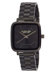 U.S. Polo Assn. Zegarek kwarcowy w kolorze czarnym rozmiar: onesize. Czarne, analogowe zegarki U.S. Polo Assn., metalowe. Za 304.99 zł.