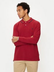 U.S. Polo Assn. Polo MUP2255 Czerwony Regular Fit. Czerwone koszulki polo U.S. Polo Assn., m, bez wzorów, z bawełny, bez kołnierzyka, bez ramiączek. Za 119.99 zł.